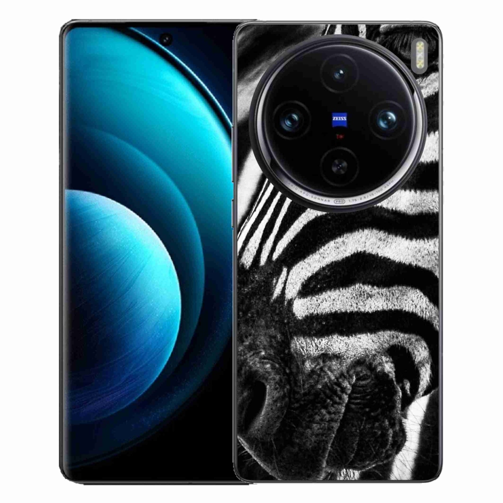 Gélový kryt mmCase na Vivo X100 Pro 5G - zebra