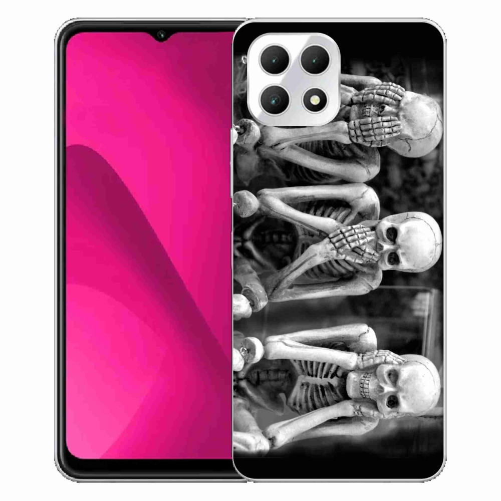 Gélový kryt mmCase na T-Mobile T Phone 2 - kostlivci
