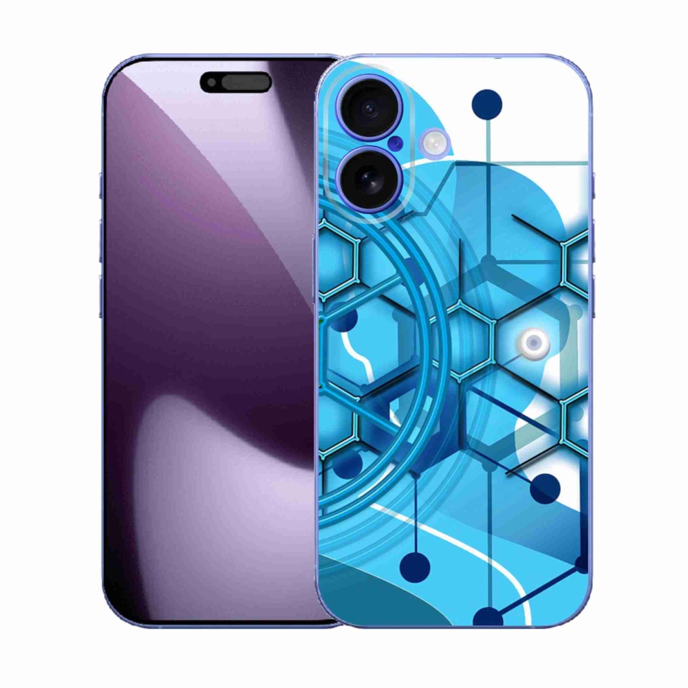 Gélový kryt mmCase na iPhone 17 - abstraktný vzor 2