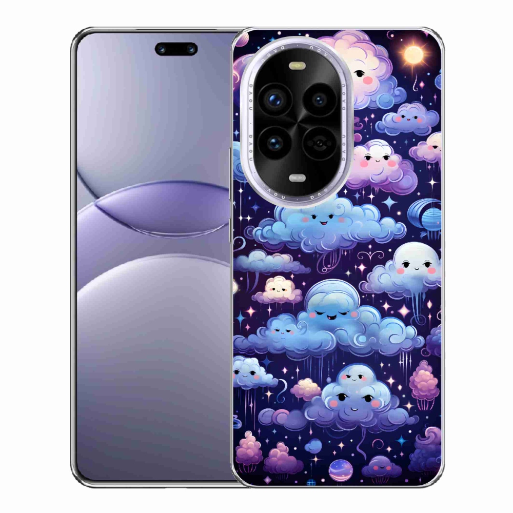 Gélový kryt mmCase na Huawei Nova 13 Pro 5G - mráčiky
