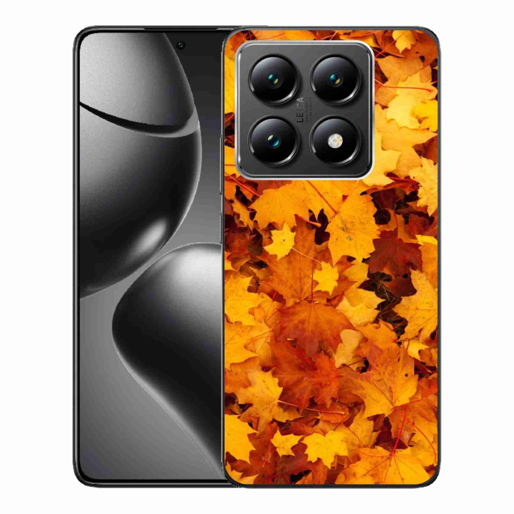 Gélový kryt mmCase na Xiaomi 14T - javorové listy