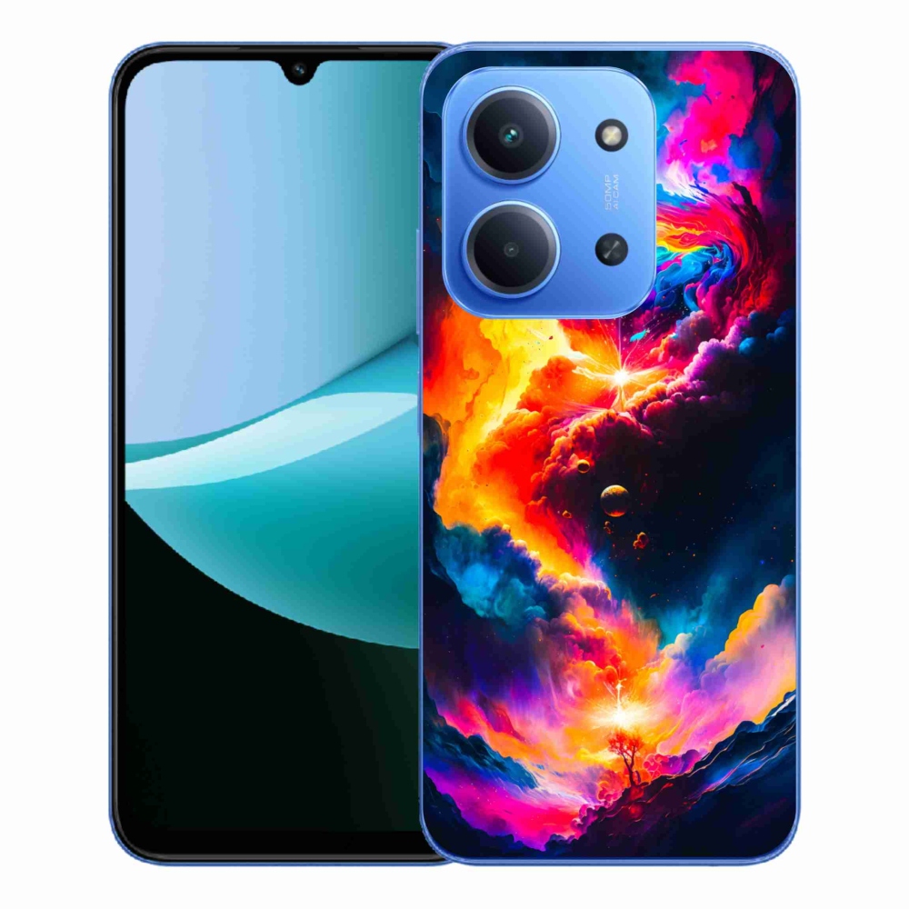 Gélový kryt mmCase na Xiaomi Redmi 15C 4G/5G (173mm) - abstraktný motív