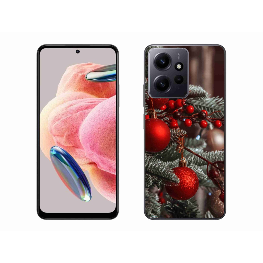 Gélový kryt mmCase na Xiaomi Redmi Note 12 4G - vianočné ozdoby 2