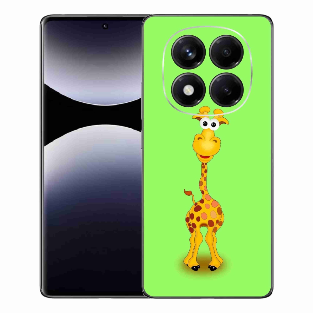 Gélový kryt mmCase na Xiaomi Redmi Note 14 Pro - kreslená žirafa