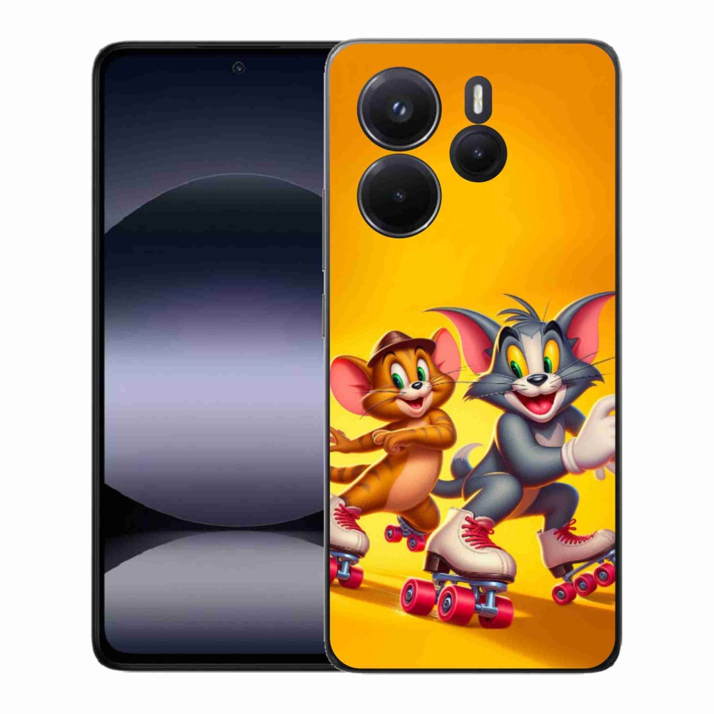 Gélový kryt mmCase na Xiaomi Redmi Note 14 - tom a jerry