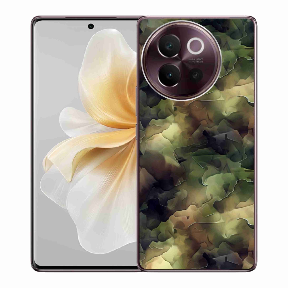 Gélový kryt mmCase na Vivo V40 Lite 5G - maskáčový vzor 10