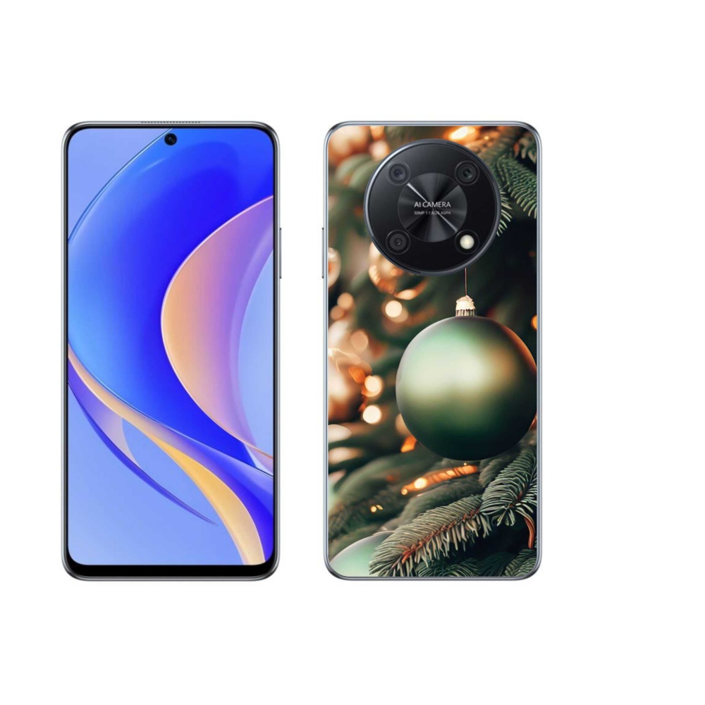 Gélový kryt mmCase na Huawei Nova Y90 - vianočné ozdoby 1