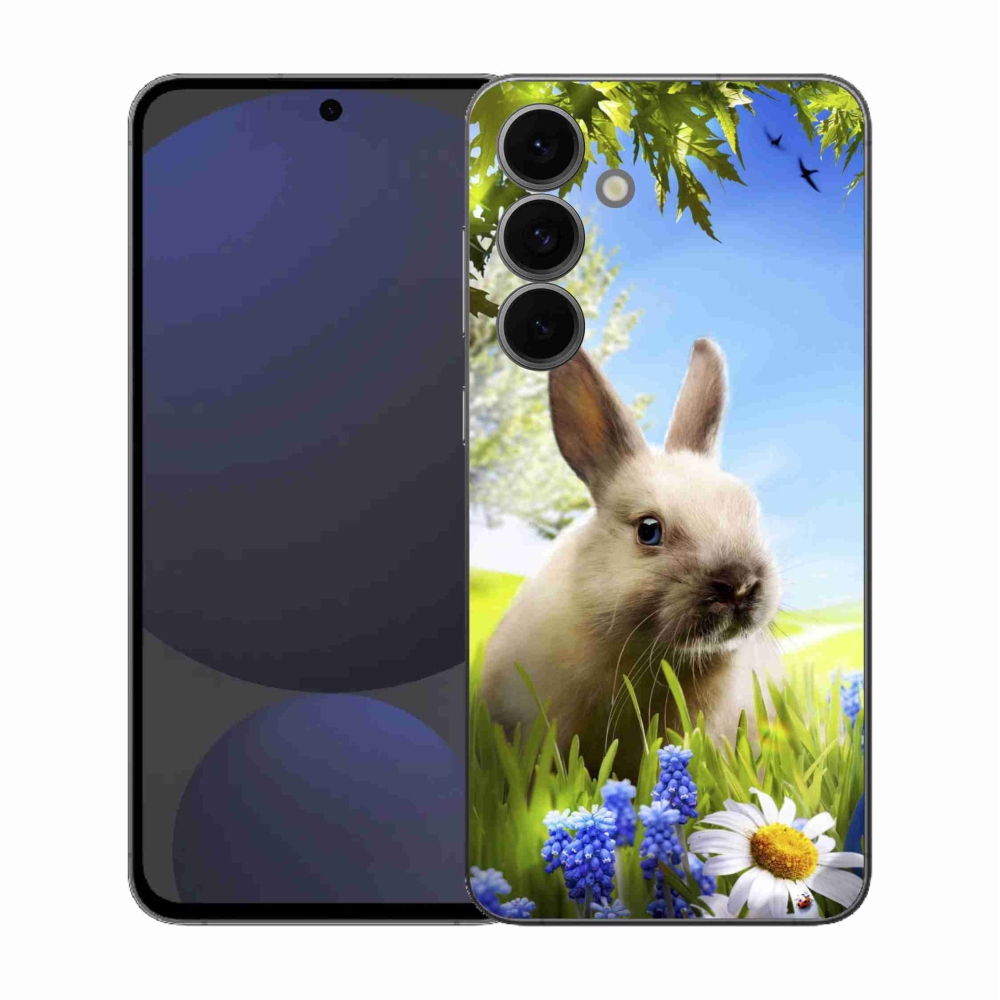 Gélový kryt mmCase na Samsung Galaxy S25 FE - zajačik