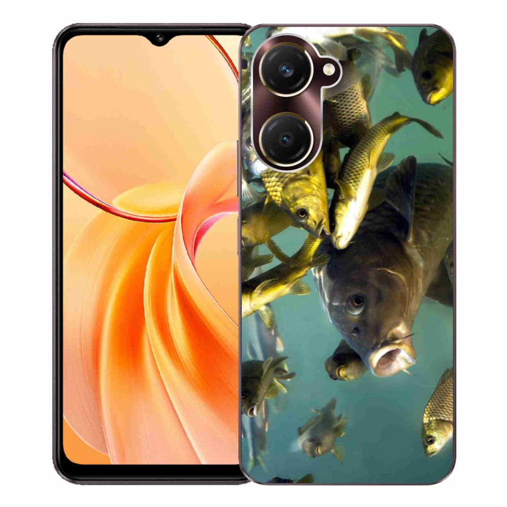 Gélový kryt mmCase na Vivo Y28s 5G - kŕdeľ rýb