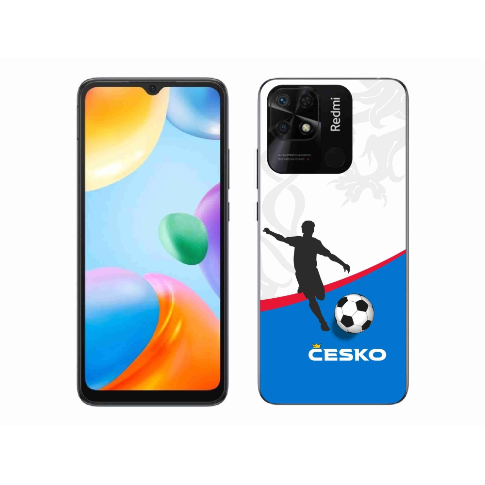 Gélový kryt mmCase na Xiaomi Redmi 10C - futbal Česko 1