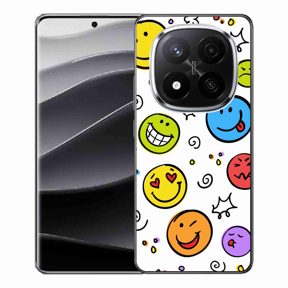 Gélový kryt mmCase na Xiaomi Redmi Note 14 Pro+ 5G - smajlíci