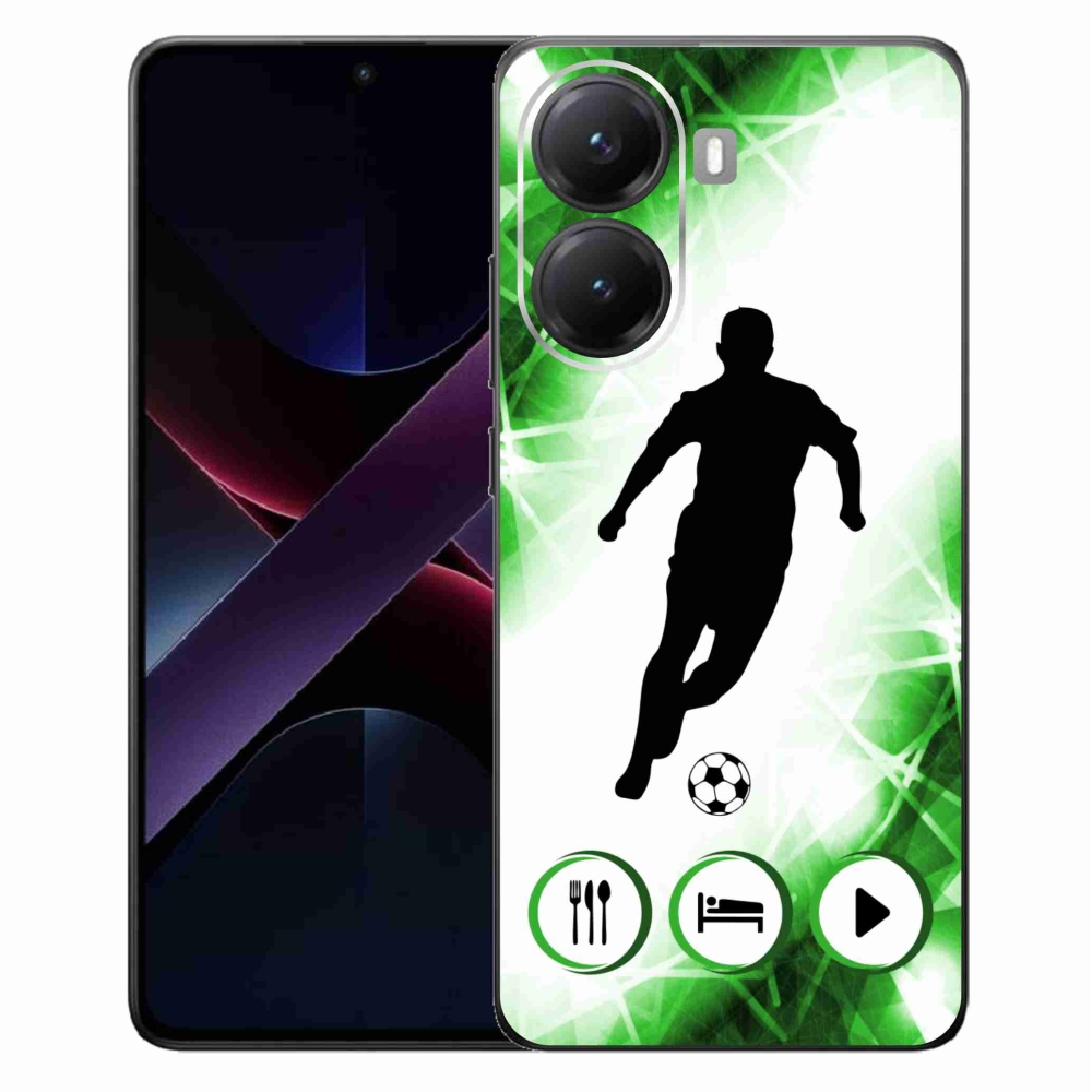 Gélový kryt mmCase na Xiaomi Poco X7 Pro 5G - futbalista