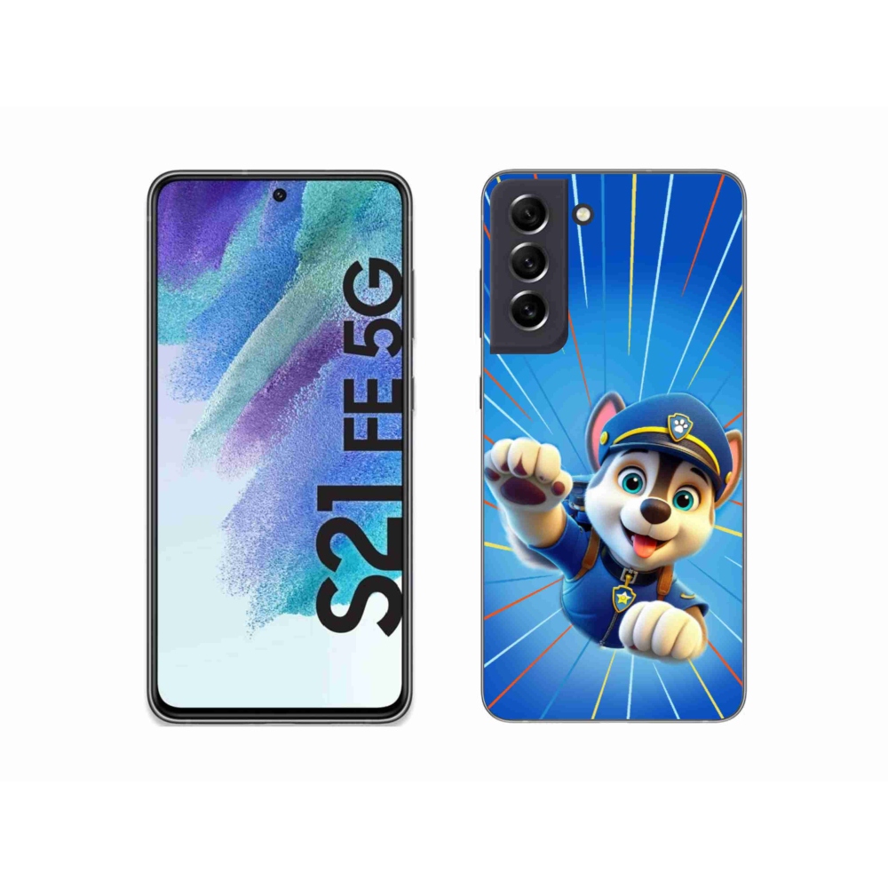 Gélový kryt mmCase na Samsung Galaxy S21 FE 5G - labková patrola 2