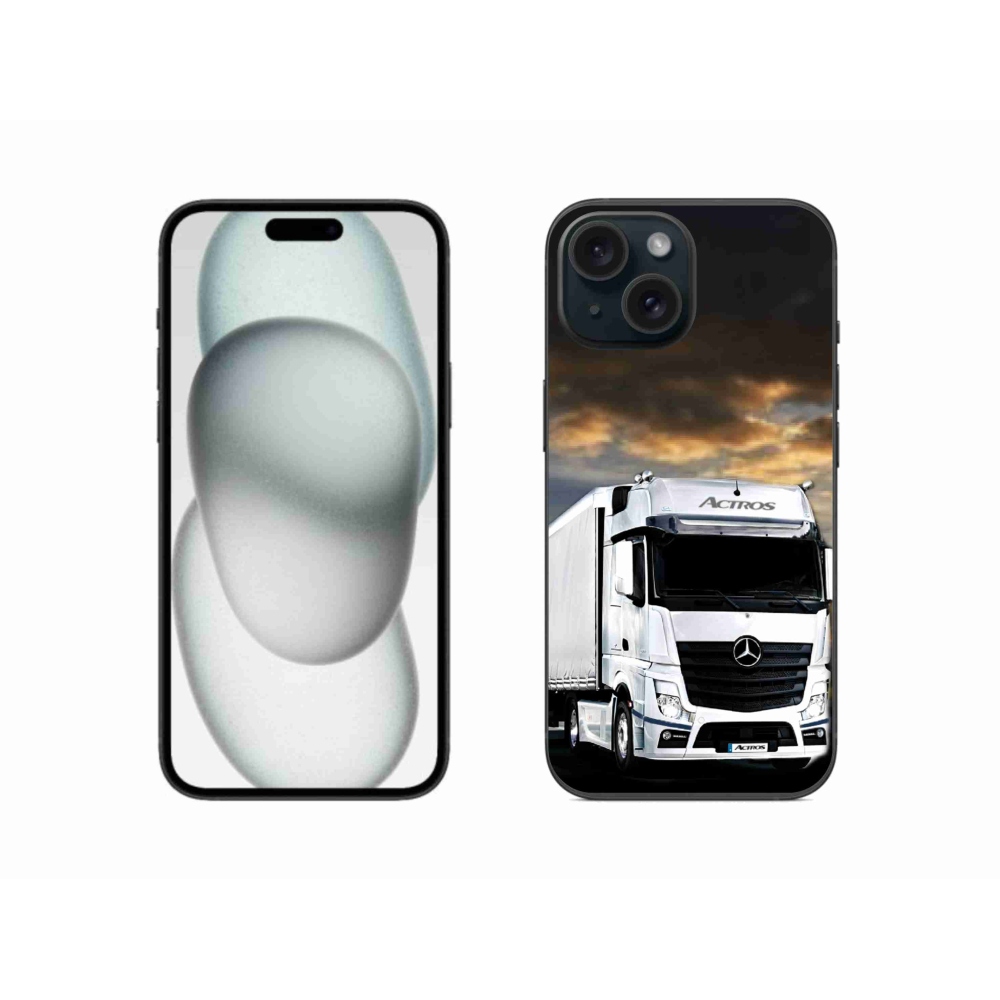 Gélový kryt mmCase na iPhone 15 - kamión