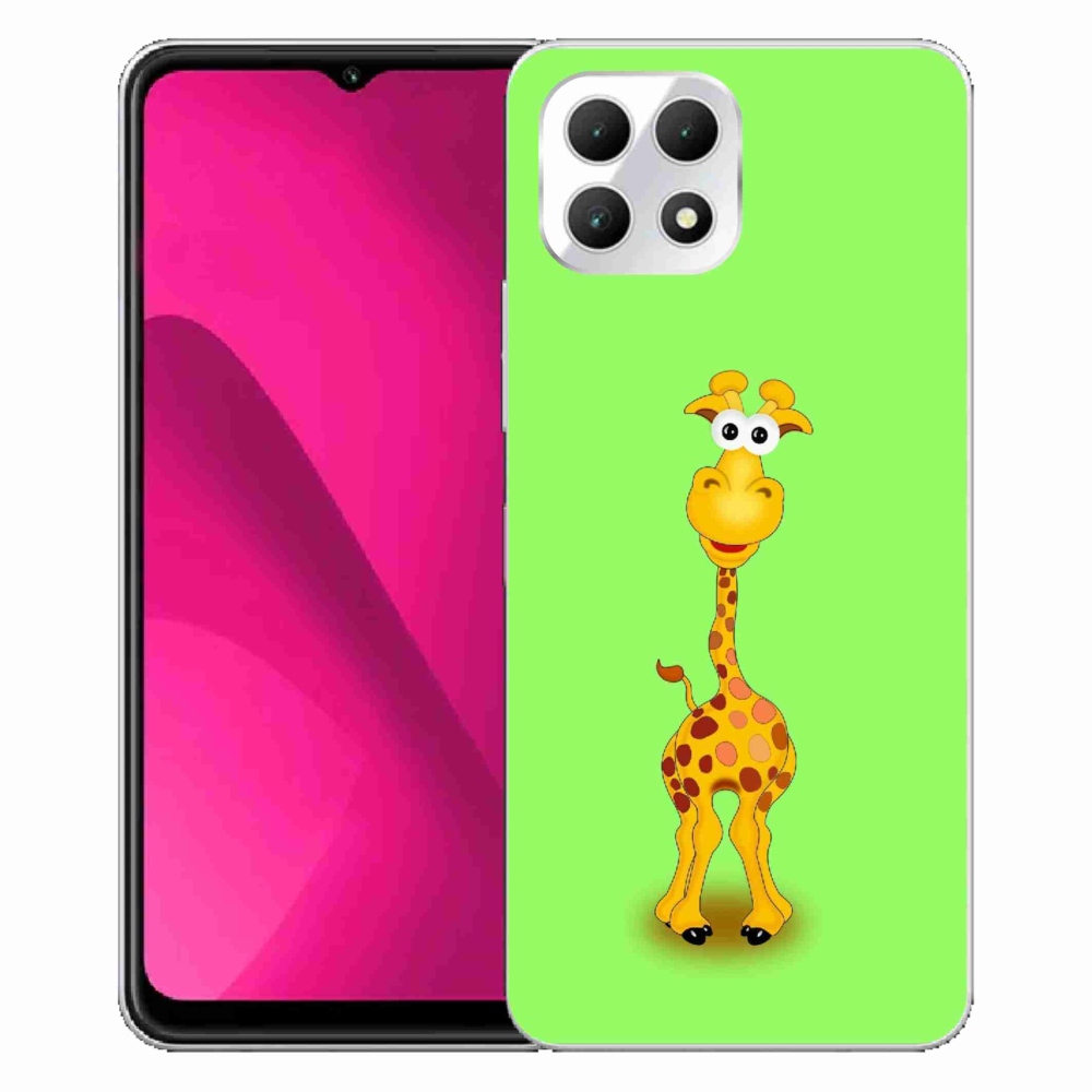 Gélový kryt mmCase na T-Mobile T Phone 2 - kreslená žirafa