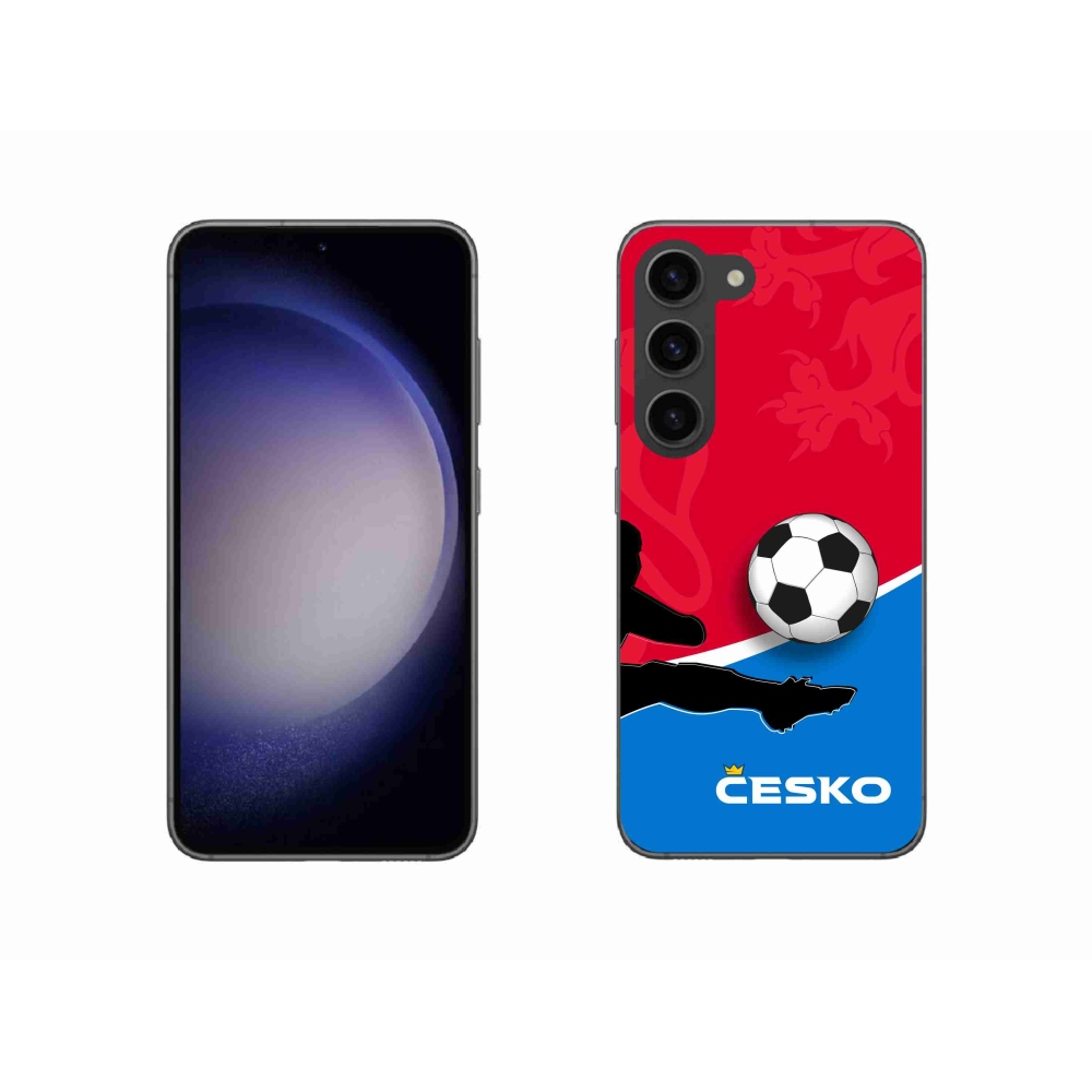 Gélový kryt mmCase na Samsung Galaxy S23 5G - futbal Česko 2