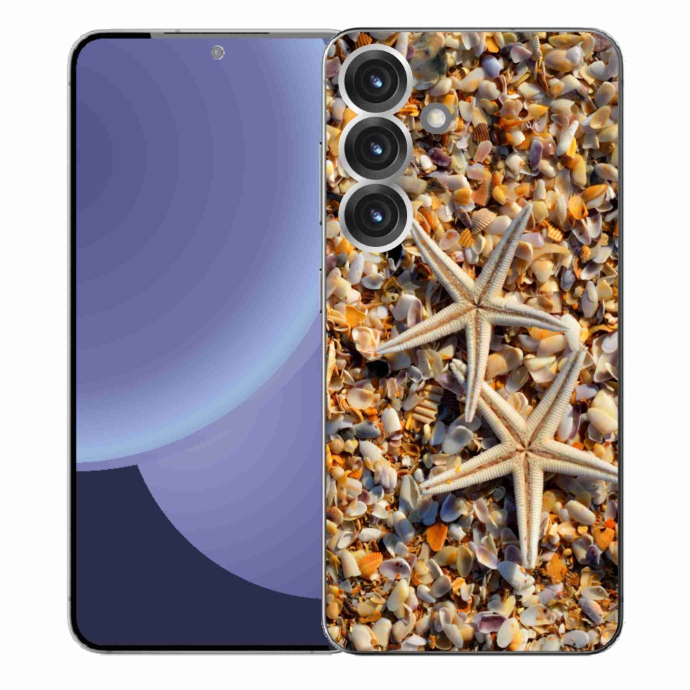 Gélový kryt mmCase na Samsung Galaxy S25+ - morské hviezdice