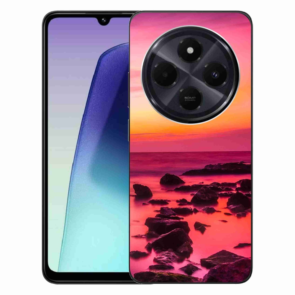 Gélový kryt mmCase na Xiaomi Redmi 14C/Poco C75 - more a žiara