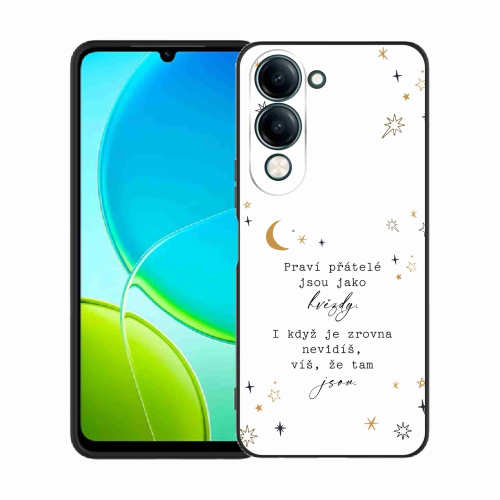 Gélový kryt mmCase na Vivo Y29s 5G - citát 6 biele pozadie