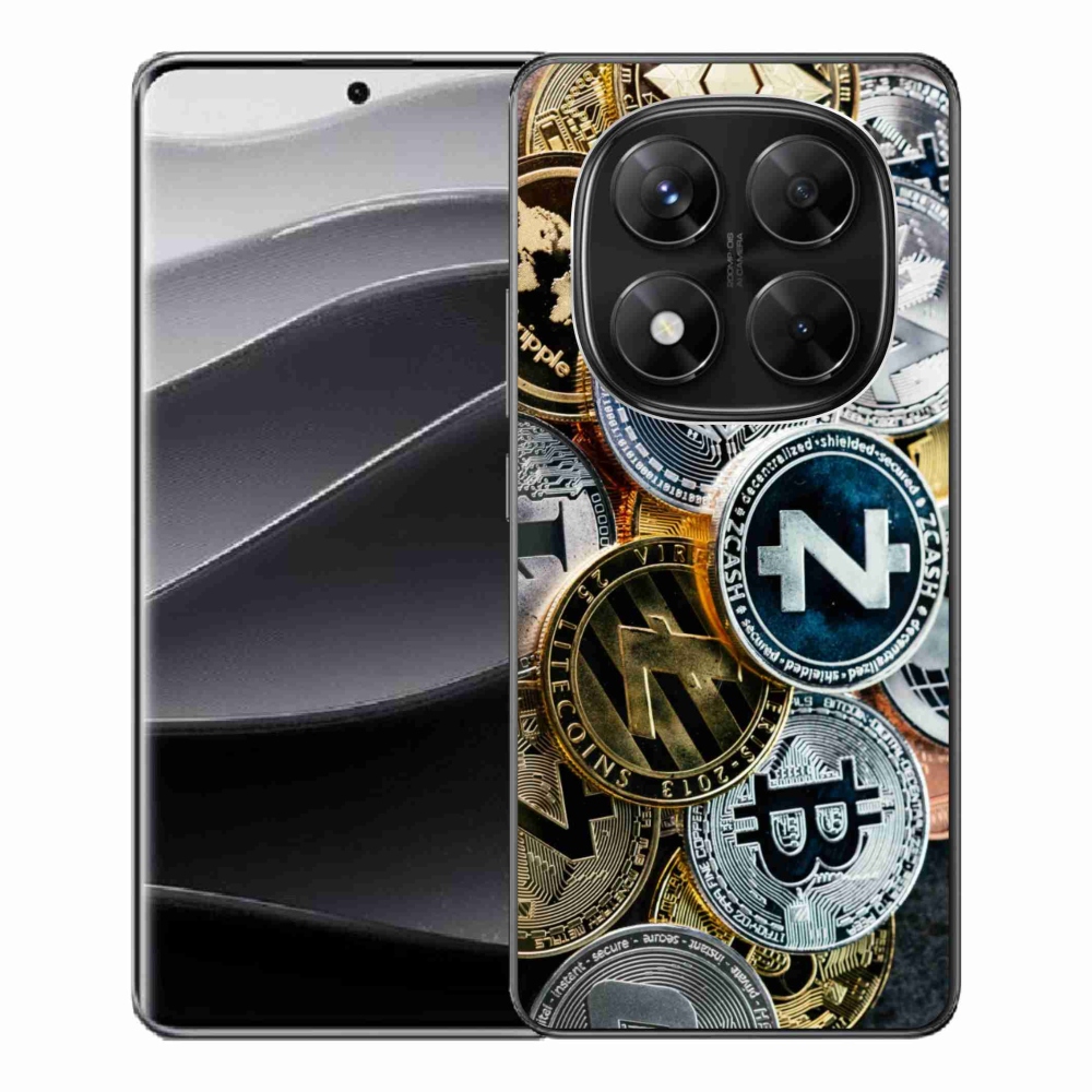 Gélový kryt mmCase na Xiaomi Redmi Note 14 Pro 5G/Poco X7 5G - kryptomeny