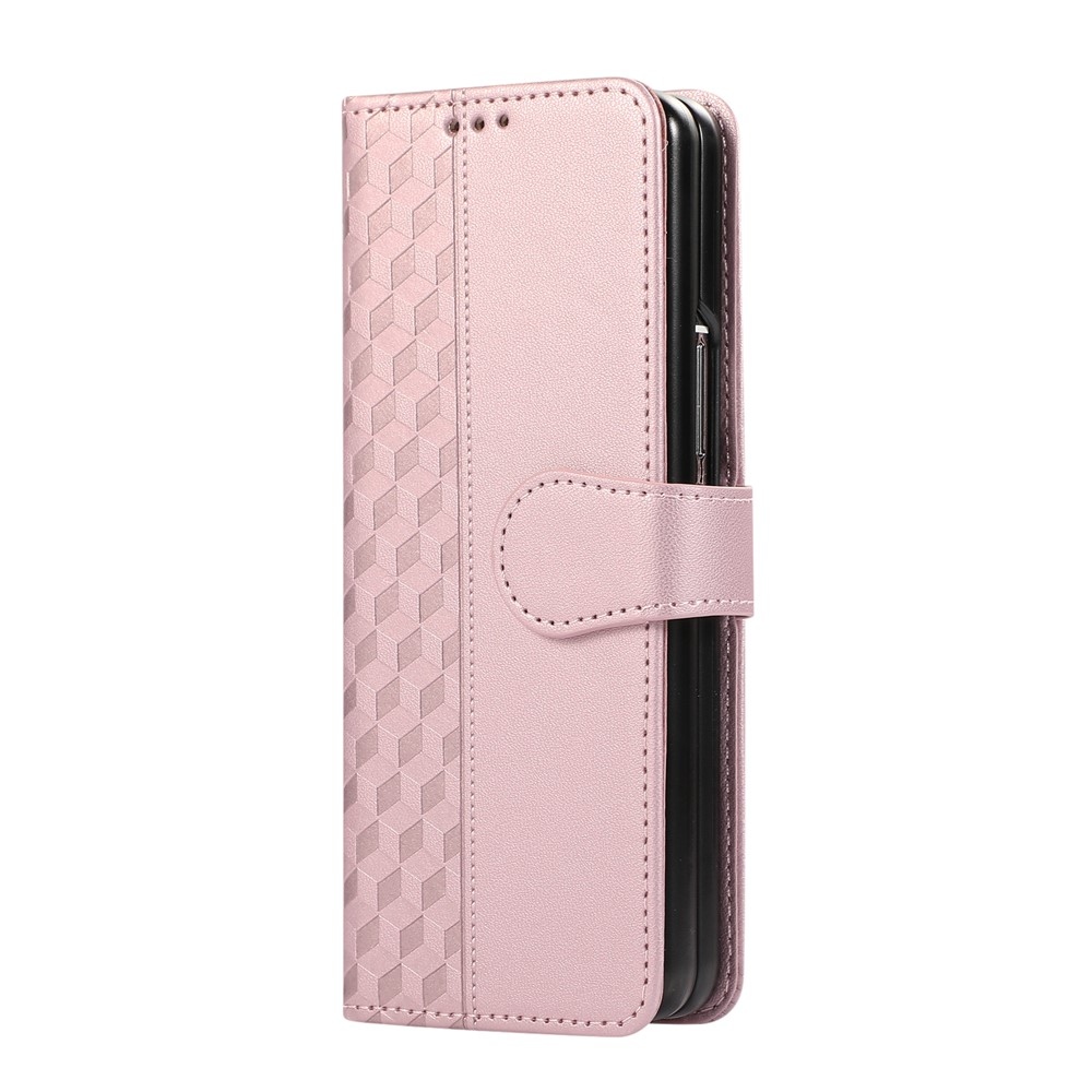 Gridy knižkové púzdro na Samsung Galaxy Z Fold7 5G - ružovozlaté