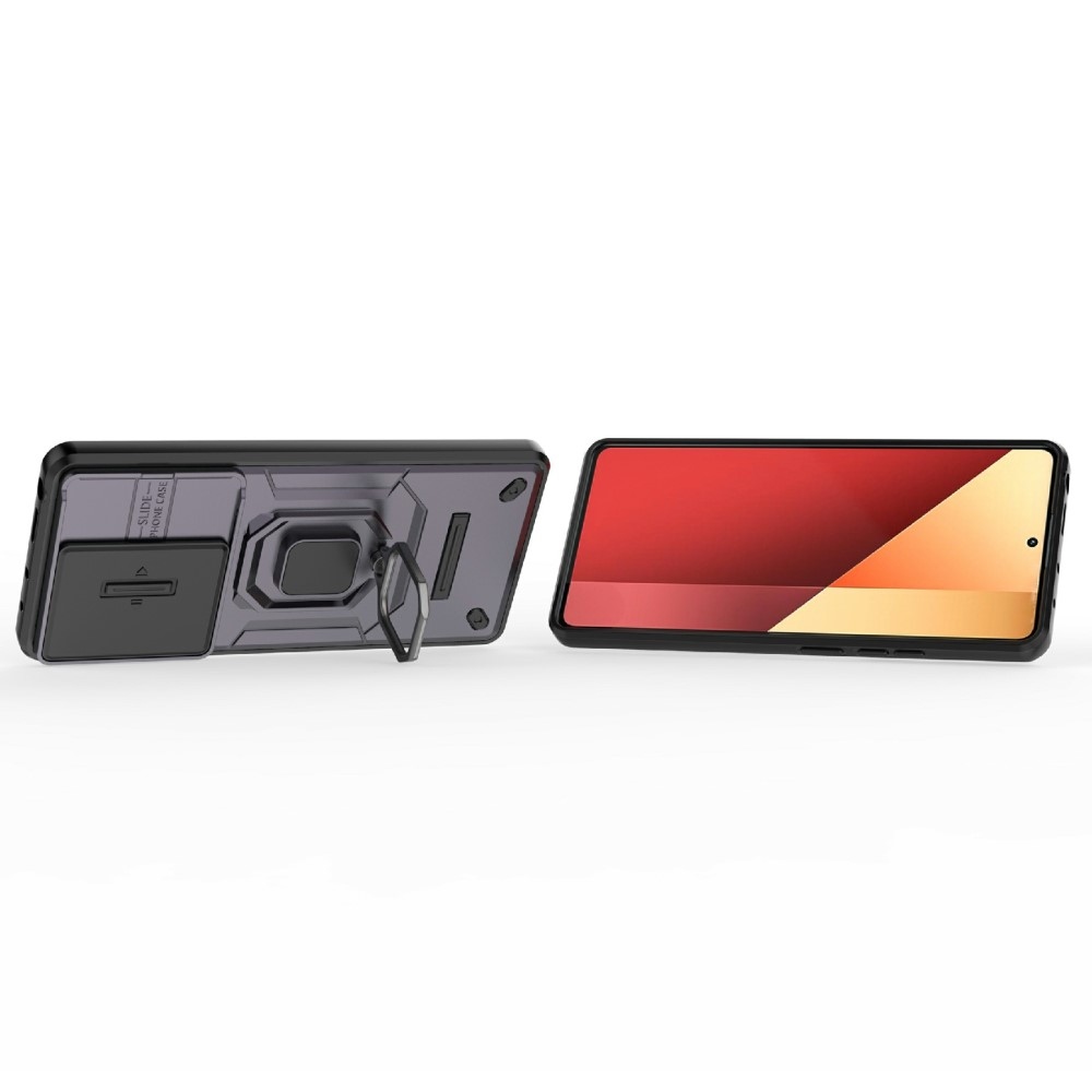 Lens odolný kryt na Xiaomi Redmi Note 14S - fialový