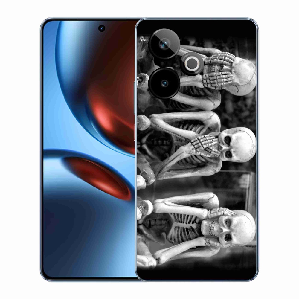 Gélový kryt mmCase na Realme GT 7 5G/GT 7T 5G - kostlivci