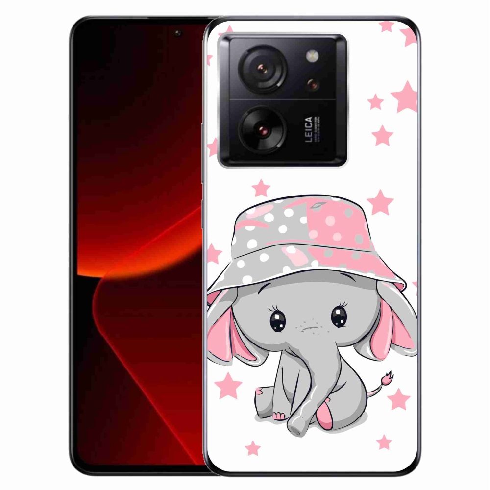 Gélový kryt mmCase na Xiaomi 13T/13T Pro - ružový slon