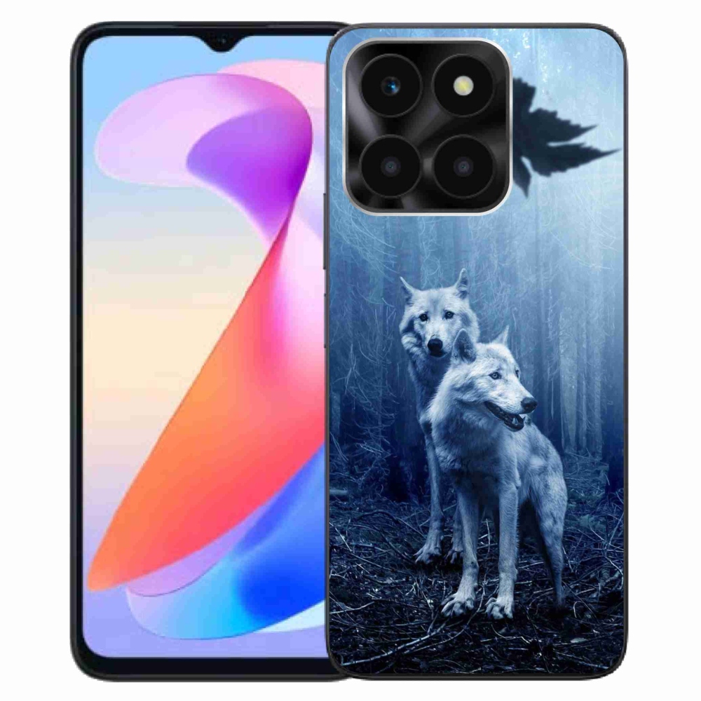 Gélový kryt mmCase na Honor X6a - vlci v lese