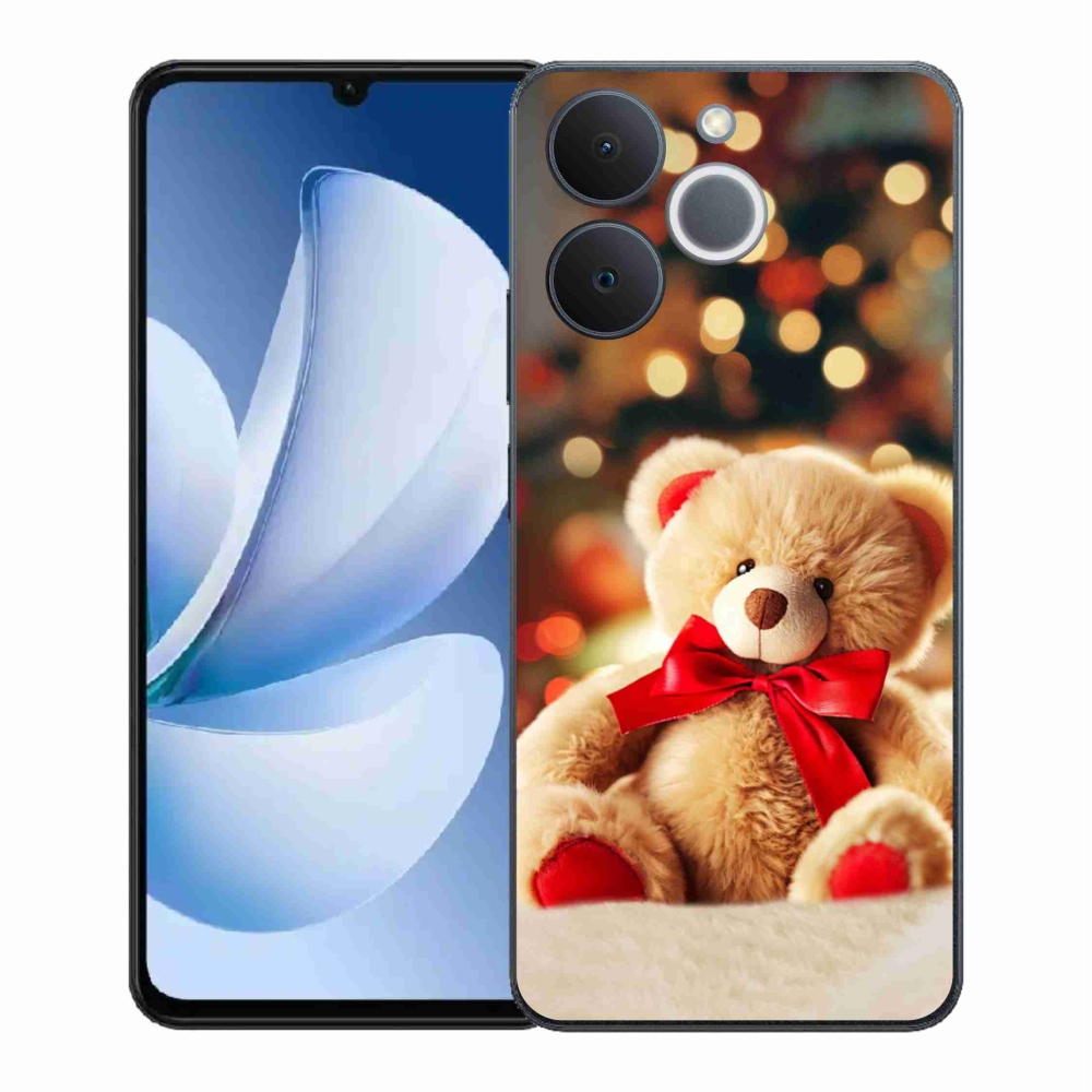 Gélový kryt mmCase na Realme Note 70T - plyšový medvedík