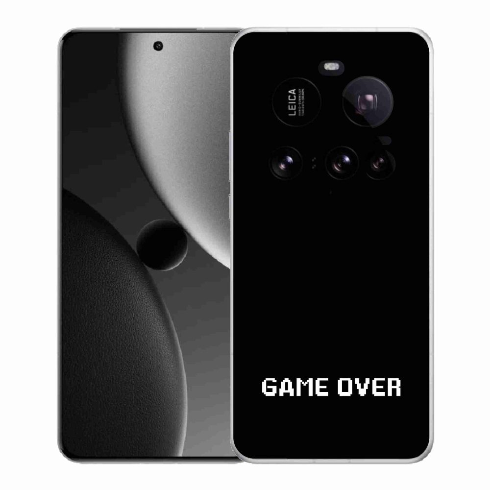 Gélový kryt mmCase na Xiaomi 15 Ultra - game over čierne pozadie