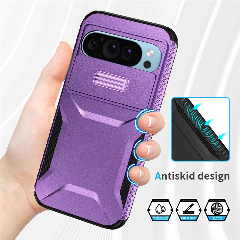 Lid odolný kryt na Google Pixel 10 Pro - fialový