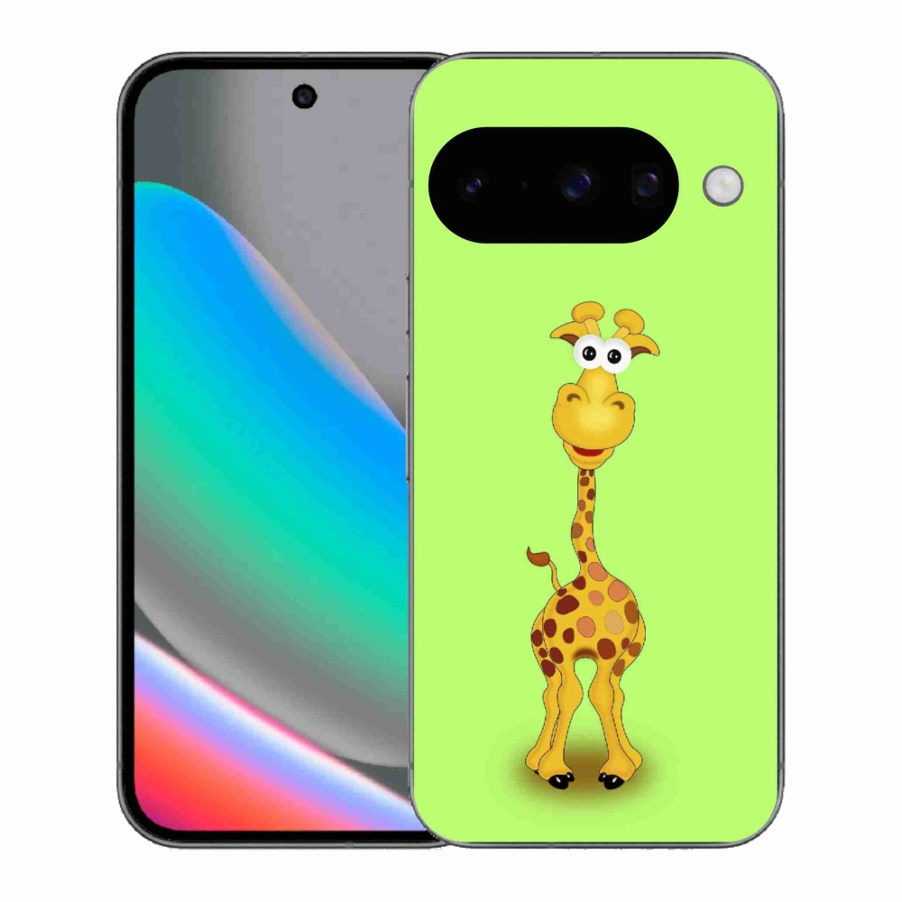 Gélový kryt mmCase na Google Pixel 10 - kreslená žirafa