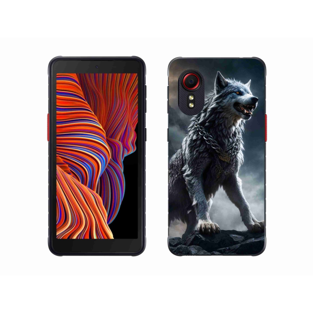 Gélový kryt mmCase na Samsung Galaxy Xcover 5 - vlk 1