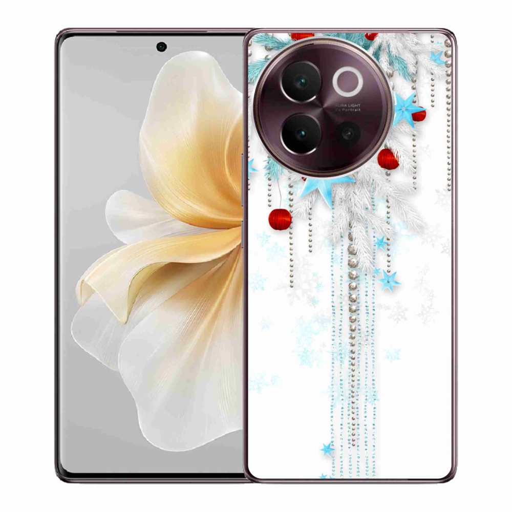 Gélový kryt mmCase na Vivo V40 Lite 5G - vianočné ozdoby