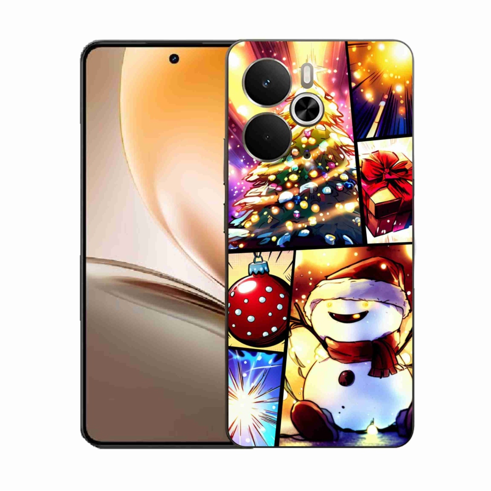 Gélový kryt mmCase na Realme 14 5G - vianočné motívy 1