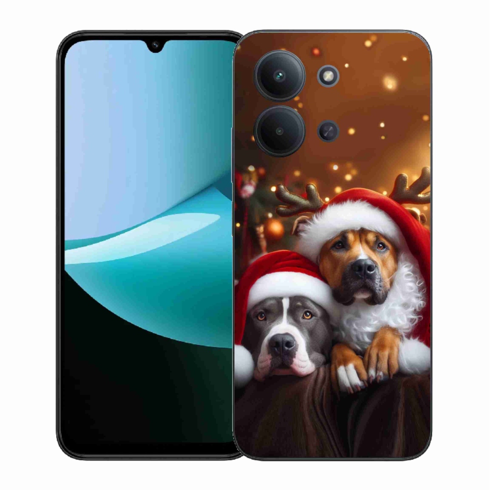 Gélový kryt mmCase na Xiaomi Redmi 15C 4G (171mm)/Poco C85 4G (171mm) - vianočné psy