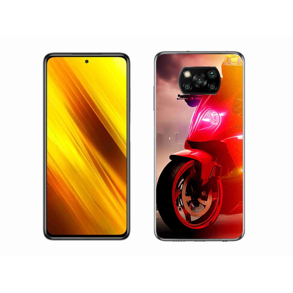 Gélový kryt mmCase na Xiaomi Poco X3 - motorka