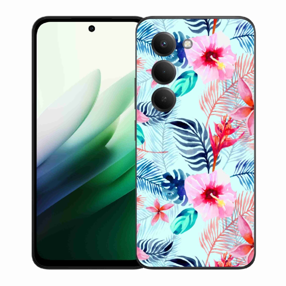 Gélový kryt mmCase na Xiaomi Redmi 15 5G - kvety