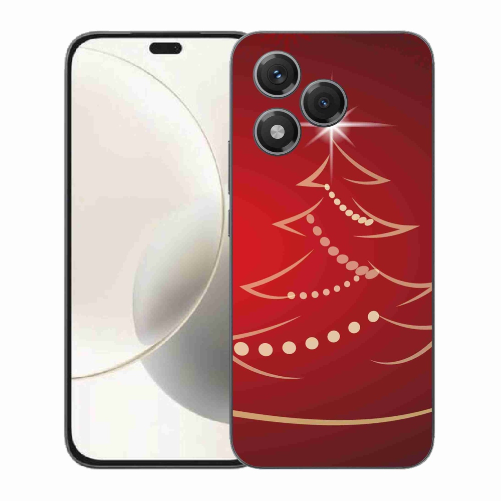 Gélový kryt mmCase na Honor 400 Lite - kreslený vianočný stromček