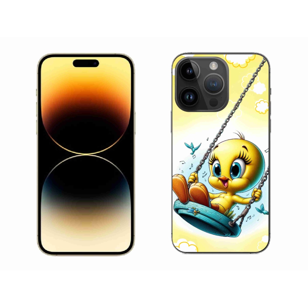 Gélový kryt mmCase na iPhone 14 Pro Max 6.7 - tweety