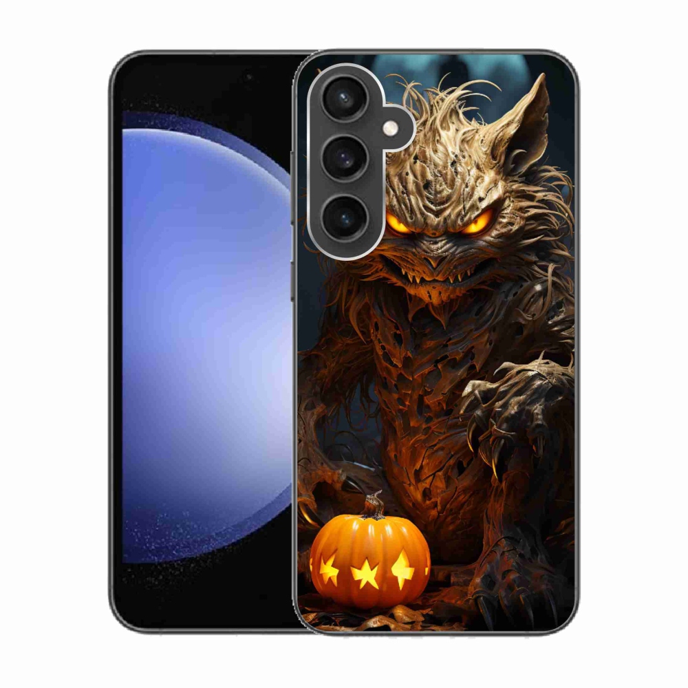 Gélový kryt mmCase na Samsung Galaxy S23 FE - halloweenska príšera