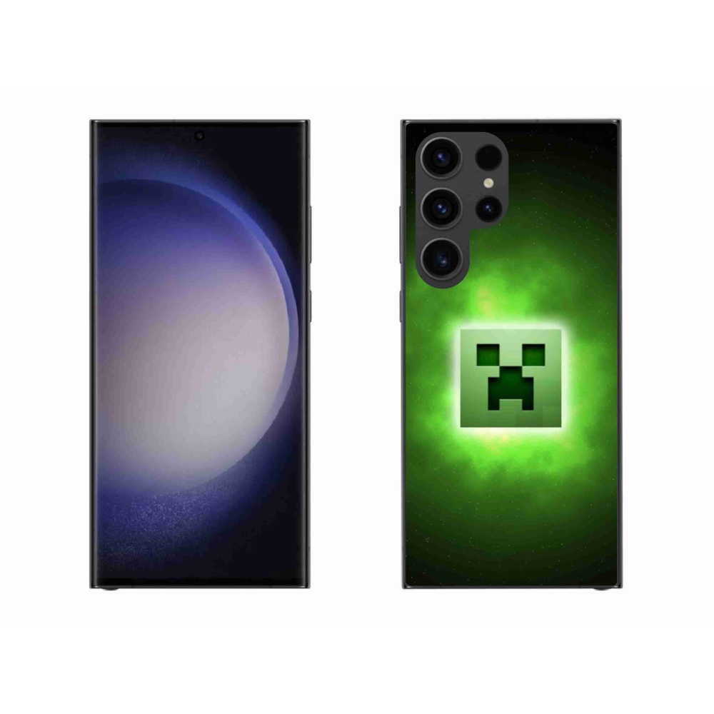 Gélový kryt mmCase na Samsung Galaxy S23 Ultra 5G - minecraft