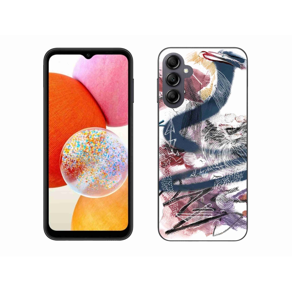 Gélový kryt mmCase na Samsung Galaxy A14 4G/5G - abstraktný motív 28