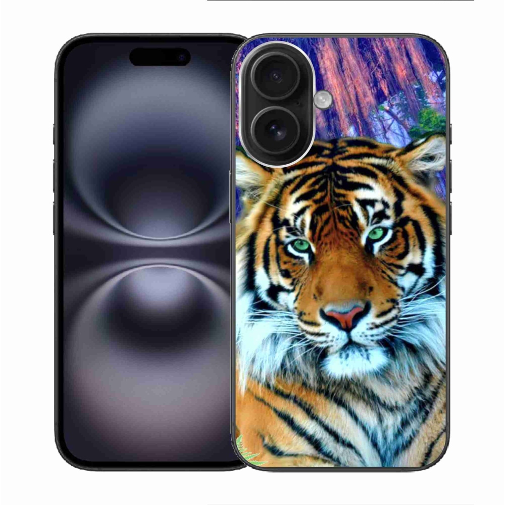 Gélový obal mmCase na iPhone 16 - tiger