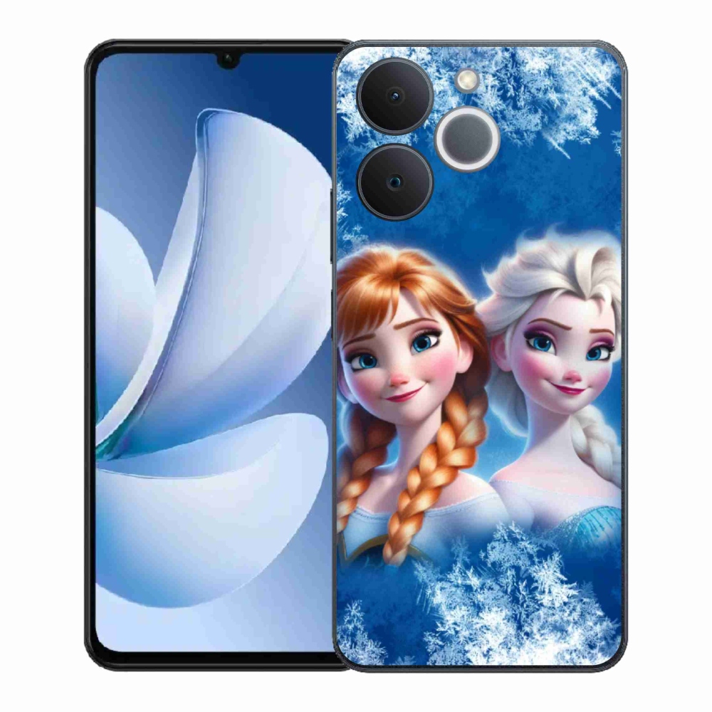 Gélový kryt mmCase na Realme Note 70T - ľadové kráľovstvo 2