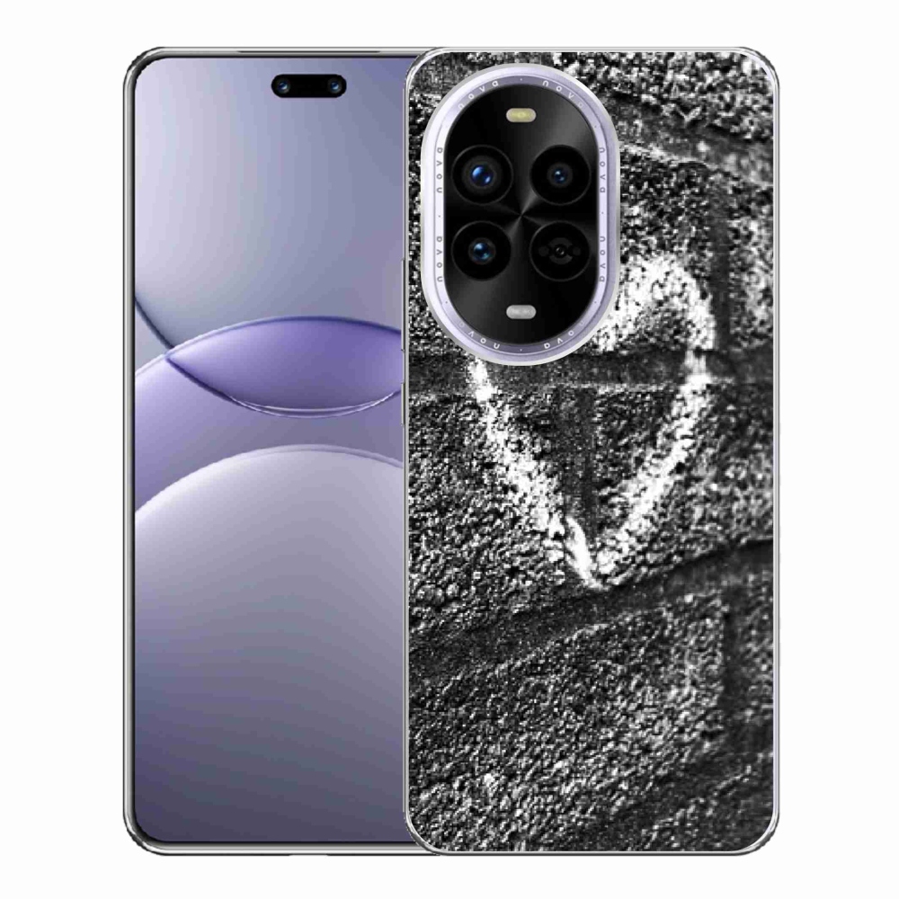 Gélový kryt mmCase na Huawei Nova 13 Pro 5G - srdce na stene