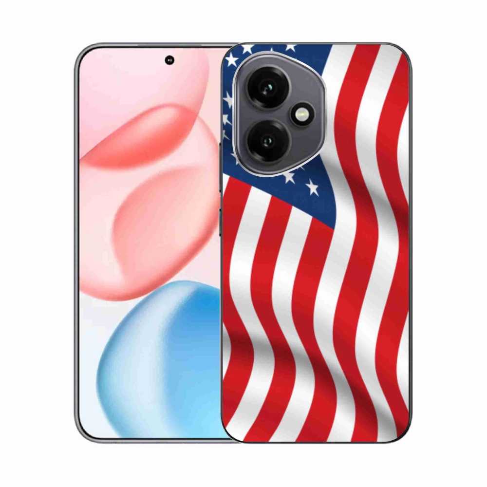 Gélový kryt mmCase na Honor 400 - USA vlajka