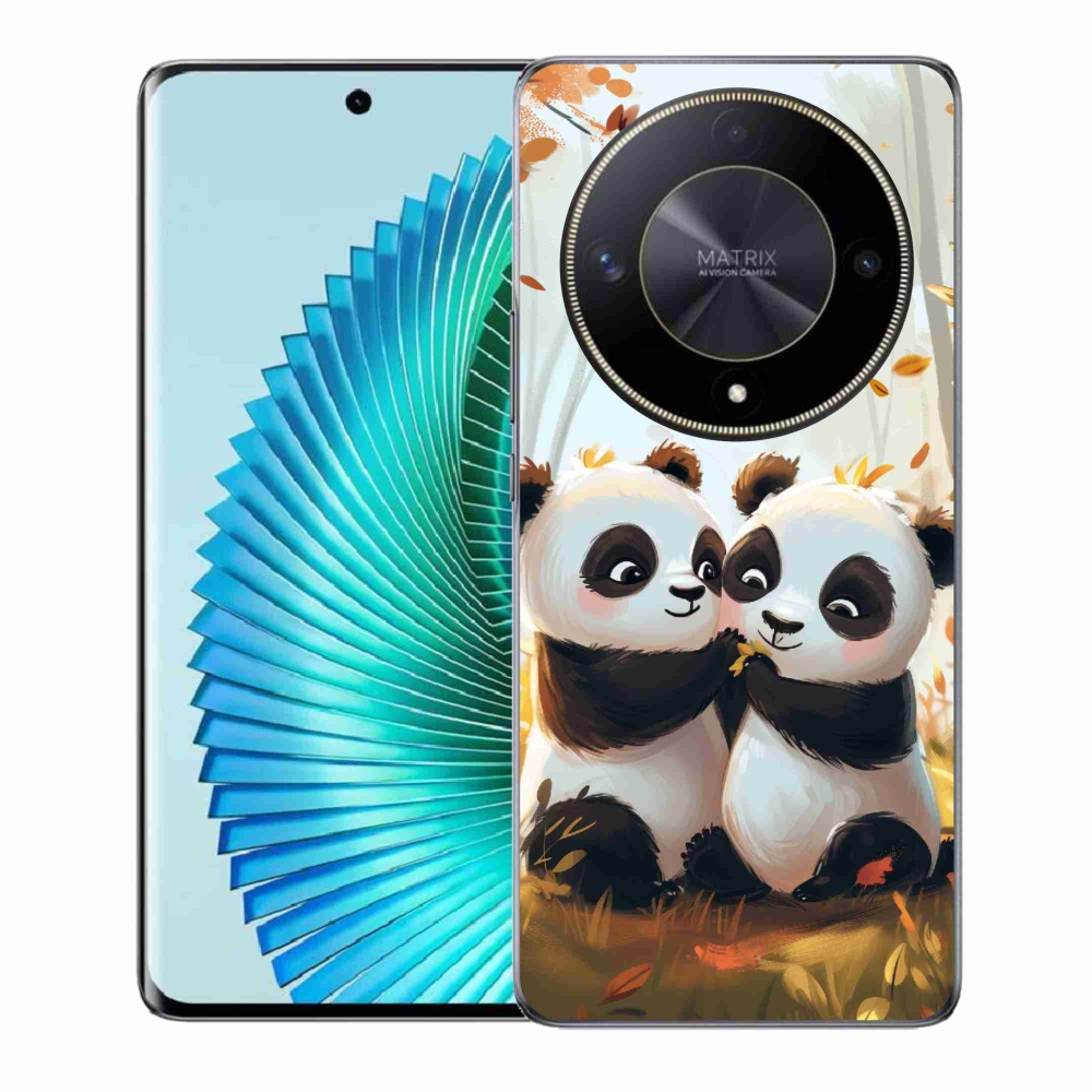 Gélový kryt mmCase na Honor Magic 6 Lite 5G - pandy