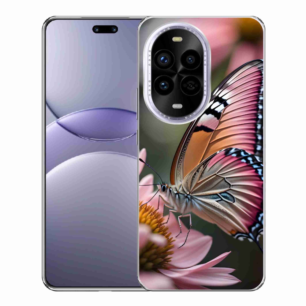 Gélový kryt mmCase na Huawei Nova 13 Pro 5G - farebný motýľ